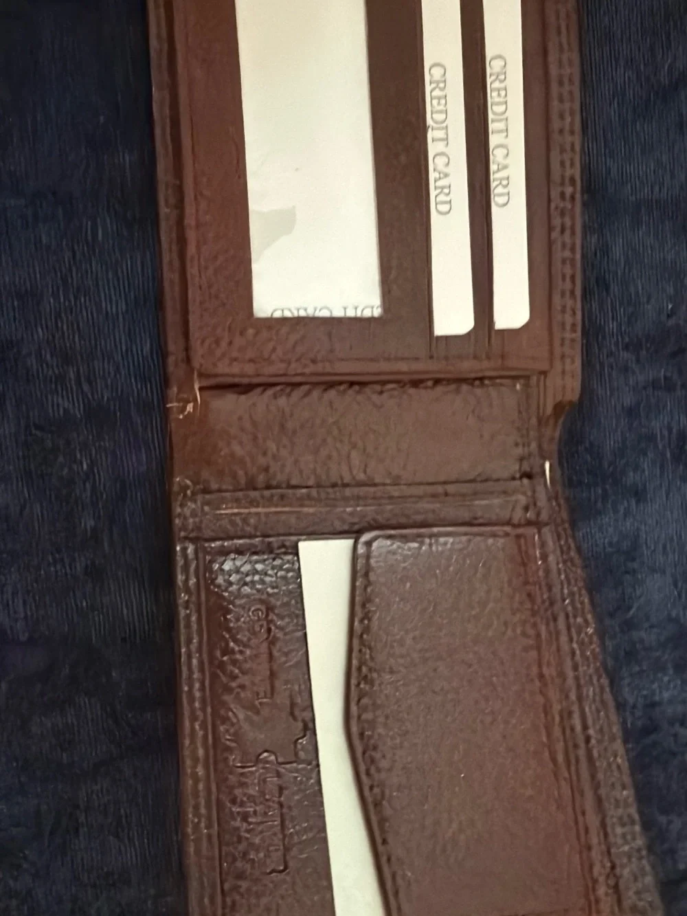NKSK Craft Brown Leather Bi-Fold Wallet